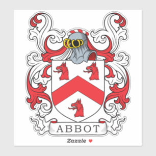 Abbot Family Crest Sticker