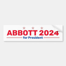 Abbott 2024 bumpersticker