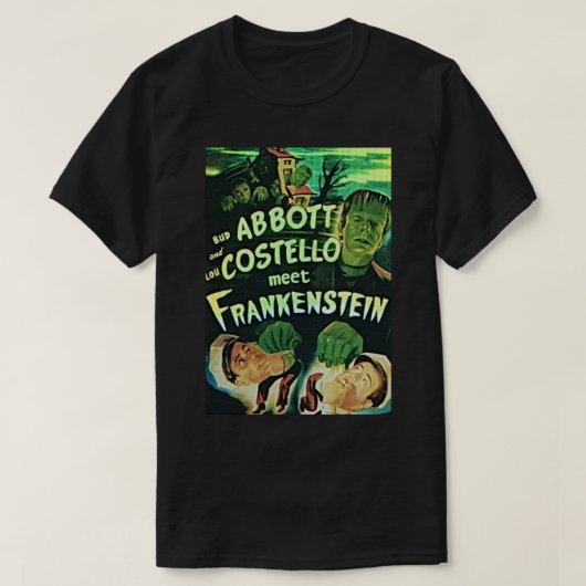 Abbott en Costello ontmoeten elkaar T-shirt (Design voorkant)