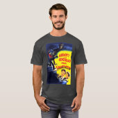 Abbott en Costello ontmoeten Poster T-shirt (Voorkant volledig)