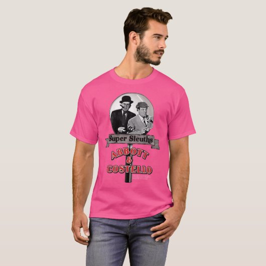 Abbott en Costello Super Sleuths T-shirt (Voorkant volledig)