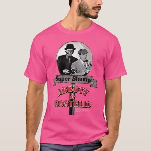 Abbott en Costello Super Sleuths T-shirt (Voorkant)