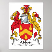 Abbott Family Crest Poster (Voorkant)