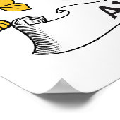 Abbott Family Crest Poster (Hoek)