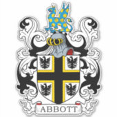 Abbott Family Crest Sticker (Voorkant)