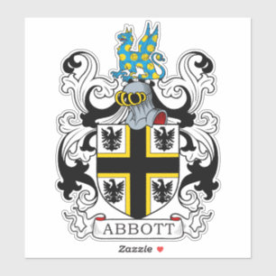 Abbott Family Crest Sticker