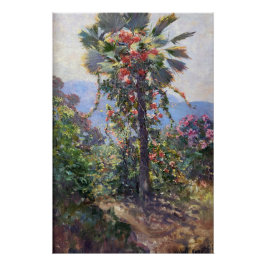 Abbott Fuller Gravebloeiende wijnstokken op palmbo Perfect Poster