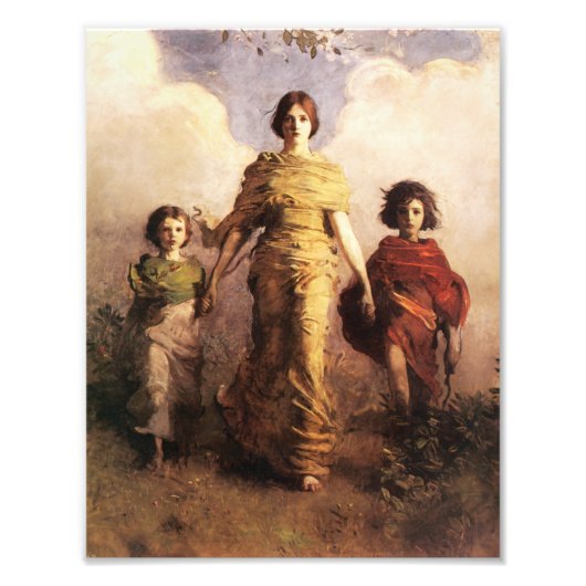 Abbott Handerson Thayer A Virgin Foto Afdruk (Voorkant)
