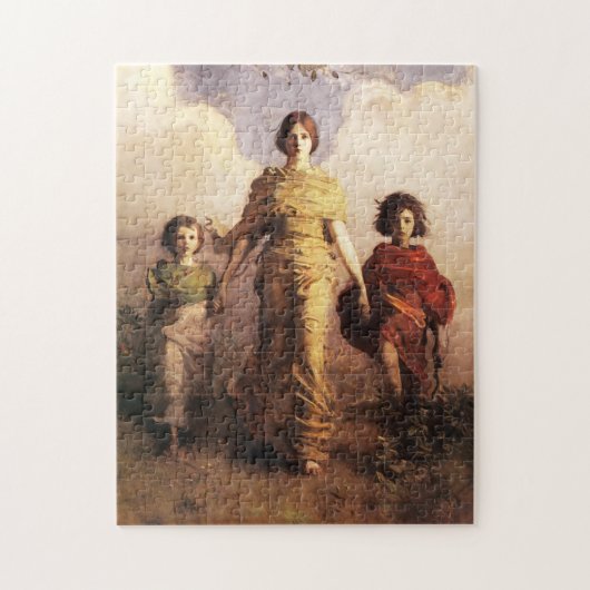 Abbott Handerson Thayer A Virgin puzzle Legpuzzel (Verticaal)