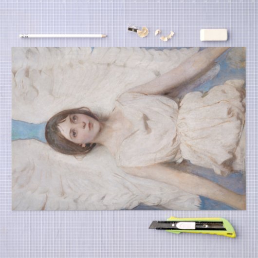 Abbott Handerson Thayer | Angel - 1887 Tissuepapier (Craft)