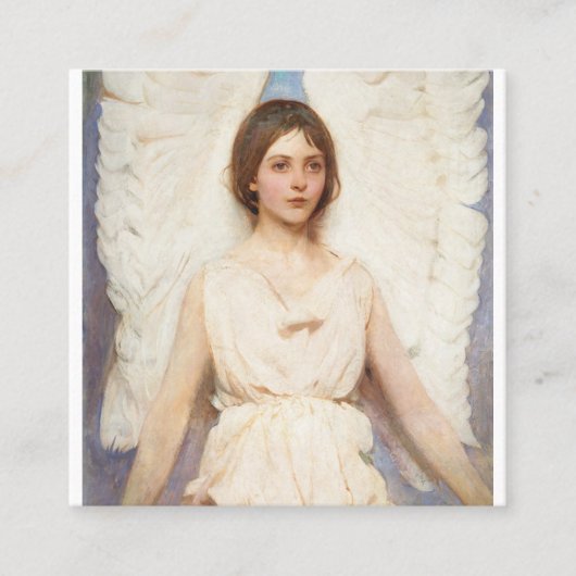 Abbott Handerson Thayer Angel 1921 Vierkante Visitekaartje (Voorkant)
