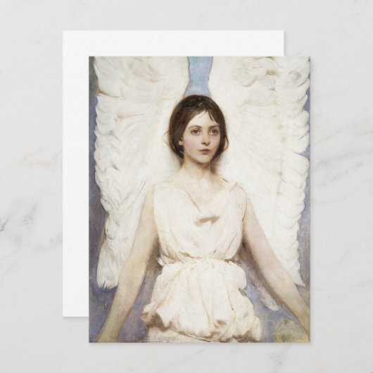 Abbott Handerson Thayer Angel Kaart (Voorkant / Achterkant)