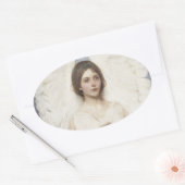 Abbott Handerson Thayer - Angel Ovale Sticker (Envelop)