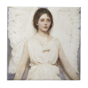 Abbott Handerson Thayer Angel Tile Tegeltje