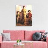 Abbott Handerson Thayer Een Maagd Canvas Poster (Insitu (Woonkamer))