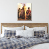 Abbott Handerson Thayer Een Maagd Canvas Poster Afdruk (Insitu (Slaapkamer))