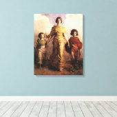 Abbott Handerson Thayer Een Maagd Canvas Poster Afdruk (Insitu (Houten vloer))