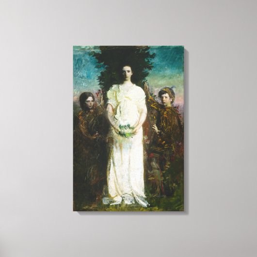 Abbott Handerson Thayer - Mijn kinderen Canvas Afdruk (Voorkant)