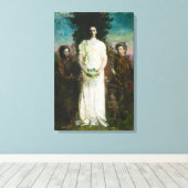 Abbott Handerson Thayer - Mijn kinderen Canvas Afdruk (Insitu (Houten vloer))