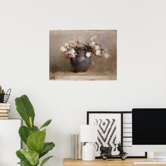 Abbott Handerson Thayer Rozen Stilleven Bloemen Poster (Thuiskantoor)