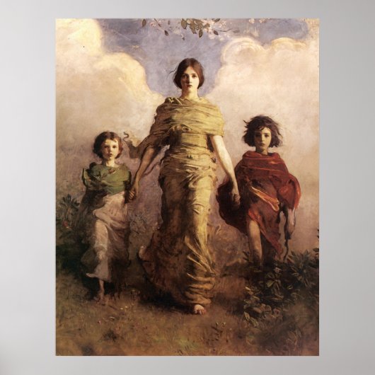 Abbott Handerson Thayer The Virgin Poster (Voorkant)