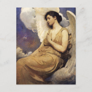 Abbott Handerson Thayer Winged Figuur Invitaties Kaart