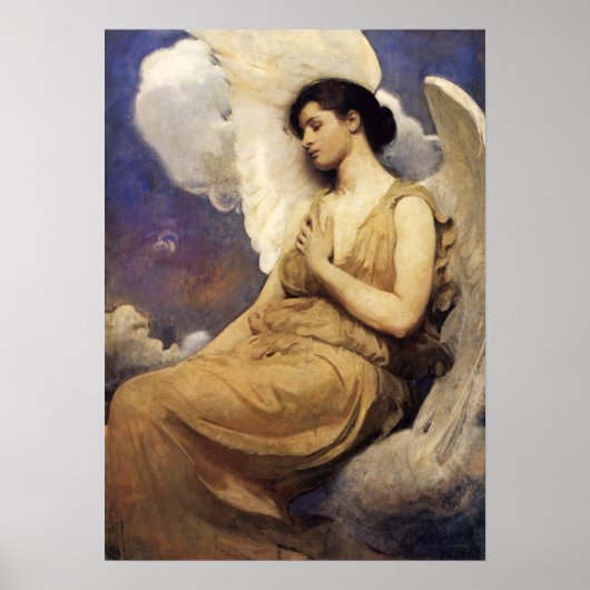 Abbott Handerson Thayer Winged Figuur Poster (Voorkant)