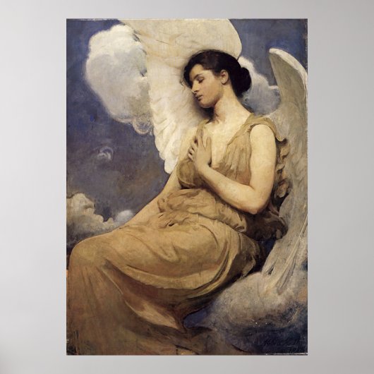 Abbott Handerson Thayer Winged Figuur Poster (Voorkant)