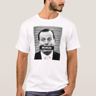 Abbott MORON Mugshot - Shirt * WHITE *