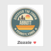 Abbott, Pennsylvania Sticker (Vel)