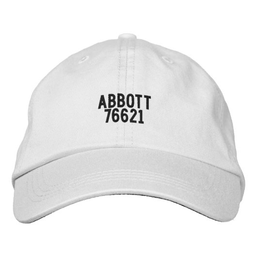 Abbott TEXAS Hoed Geborduurde Pet (Voorkant)