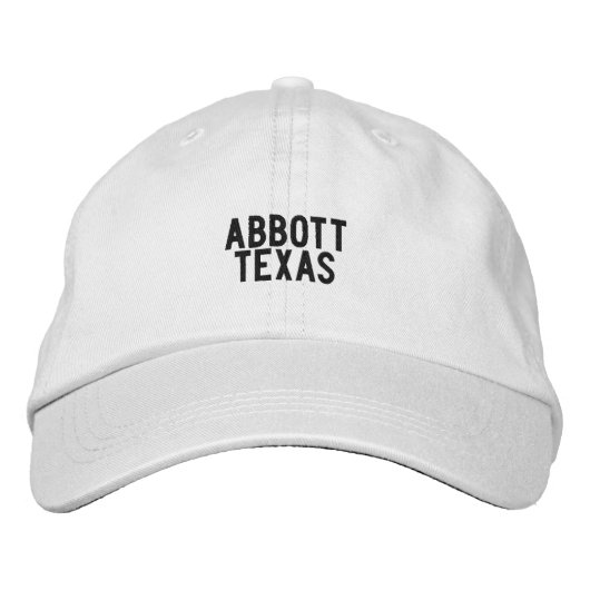 Abbott TEXAS Hoed Geborduurde Pet (Voorkant)