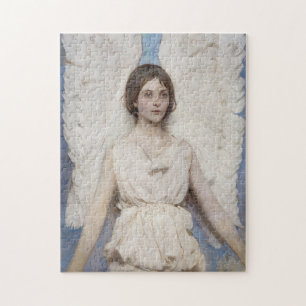 Abbott Thayer Engel Vintage Victoriaanse Fijne Kun Legpuzzel