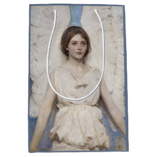 Abbott Thayer Engel Vintage Victoriaanse Fijne Kun Medium Cadeauzakje