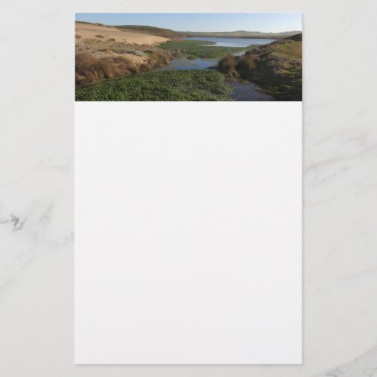 Abbotts Lagoon I in Point Reyes National Seashore Briefpapier (Voorkant)