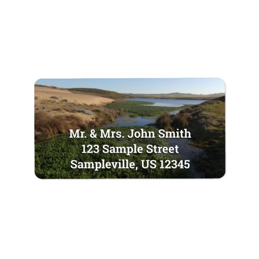 Abbotts Lagoon I in Point Reyes National Seashore Etiket (Voorkant)