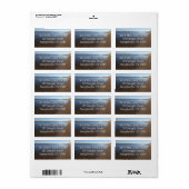 Abbotts Lagoon II bij Point Reyes National Seashor Etiket (Full Sheet)