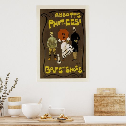 Abbotts Phit-Eesi ~ Boots and Shots Poster (Keuken)