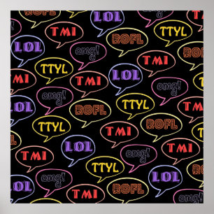 Abbreviations voor tekst: helder ontwerp poster