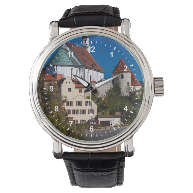 Abby aan de Lech rivier Horloge (Voorkant)