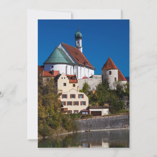 Abby aan de rivier de Lech Bedankkaart (Voorkant)