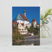 Abby aan de rivier de Lech Bedankkaart (Staand voorkant)