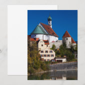 Abby aan de rivier de Lech Bedankkaart (Voorkant / Achterkant)