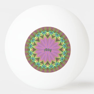 ABBY ~ Bloemige Pastelkleuren ~ Ping Pong Bal Pingpongbal