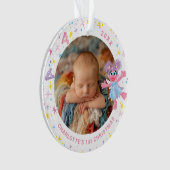 Abby Cadabby Baby's 1st Christmas Photo Ornament (voorkant)