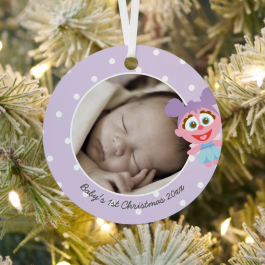 Abby Cadabby Baby's First Christmas: Jouw namen to Metalen Ornament (Insitu)