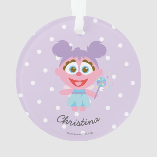 Abby Cadabby Baby's First Christmas: Jouw namen to Ornament (achterkant)