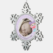 Abby Cadabby Baby's First Christmas: Jouw namen to Tin Sneeuwvlok Ornament (Rechts)