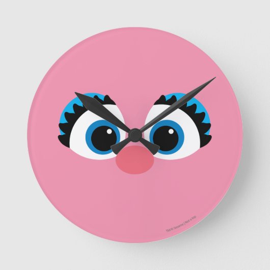 Abby Cadabby Big Face Ronde Klok (Voorkant)