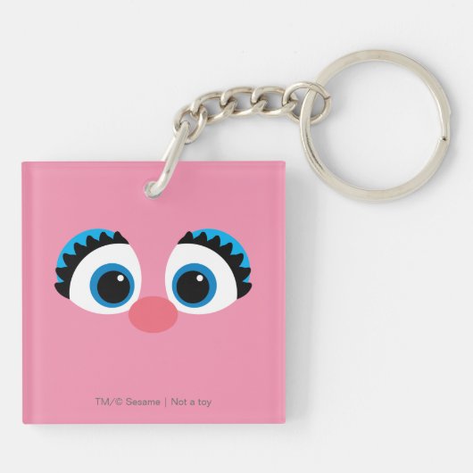 Abby Cadabby Big Face Sleutelhanger (Achterkant)